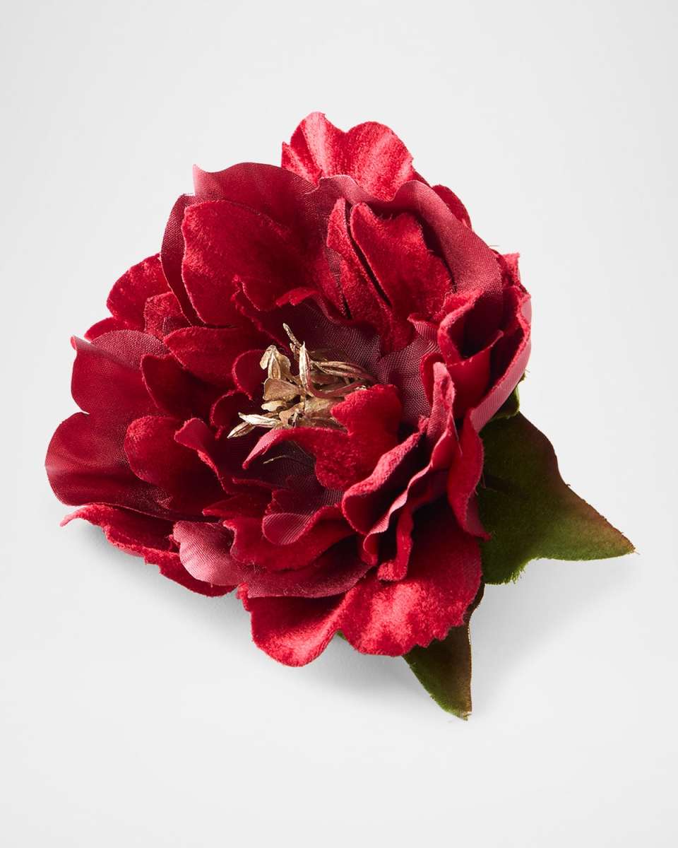 Velvet Peony Napkin Ring